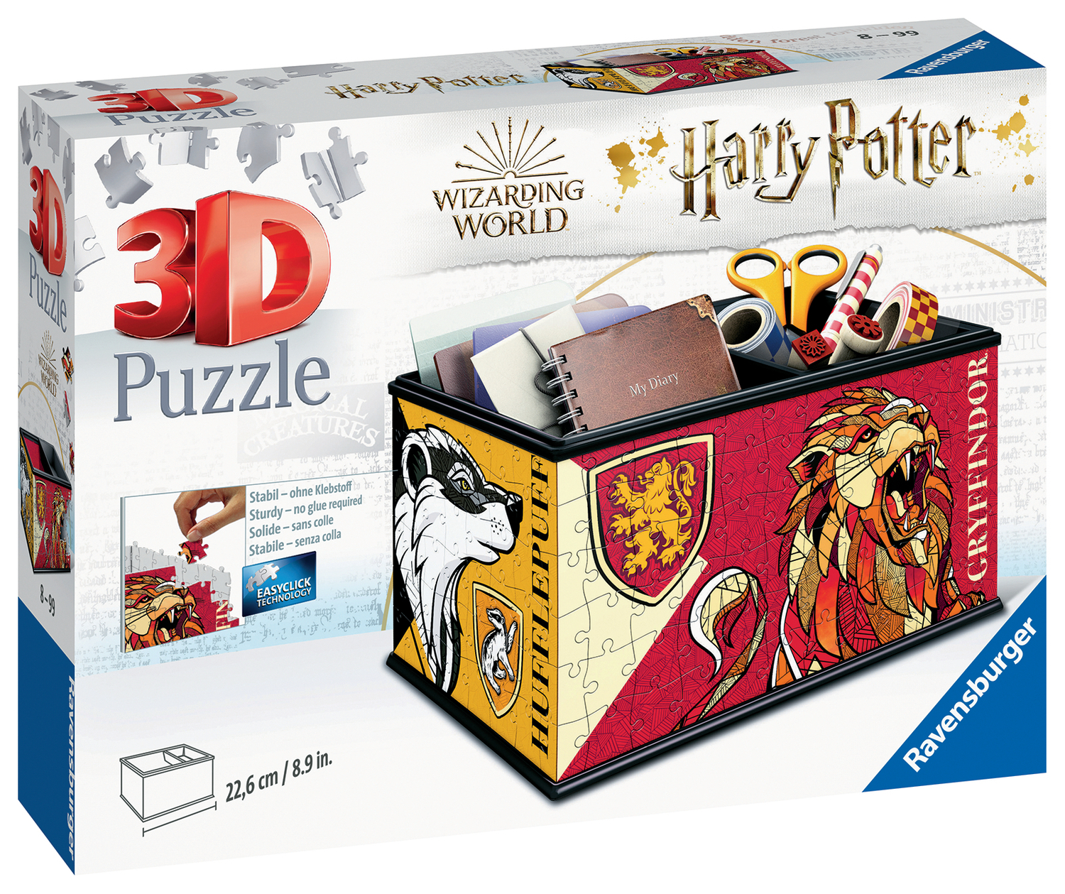 Puzzle 3D Boite de rangement - Harry Potter, RAVENSBURGER