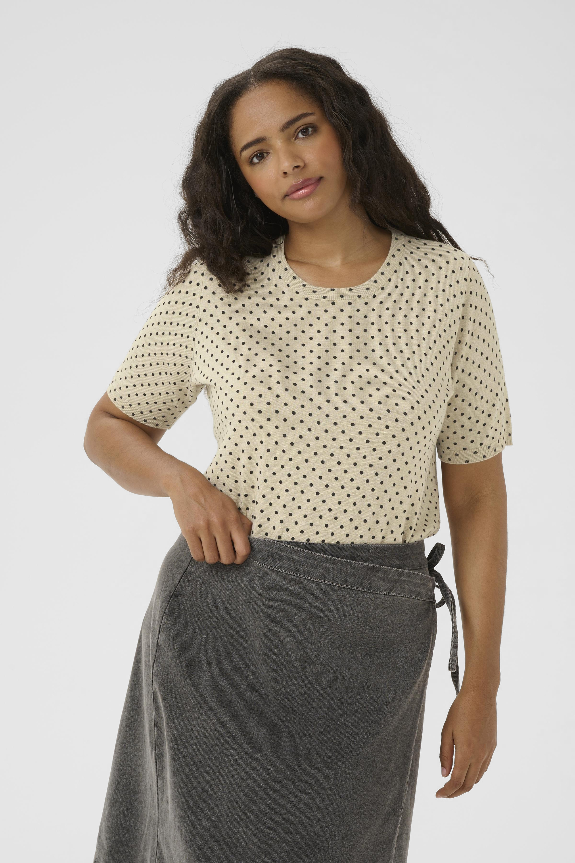 Pullover tricoté, KAFFE CURVE
