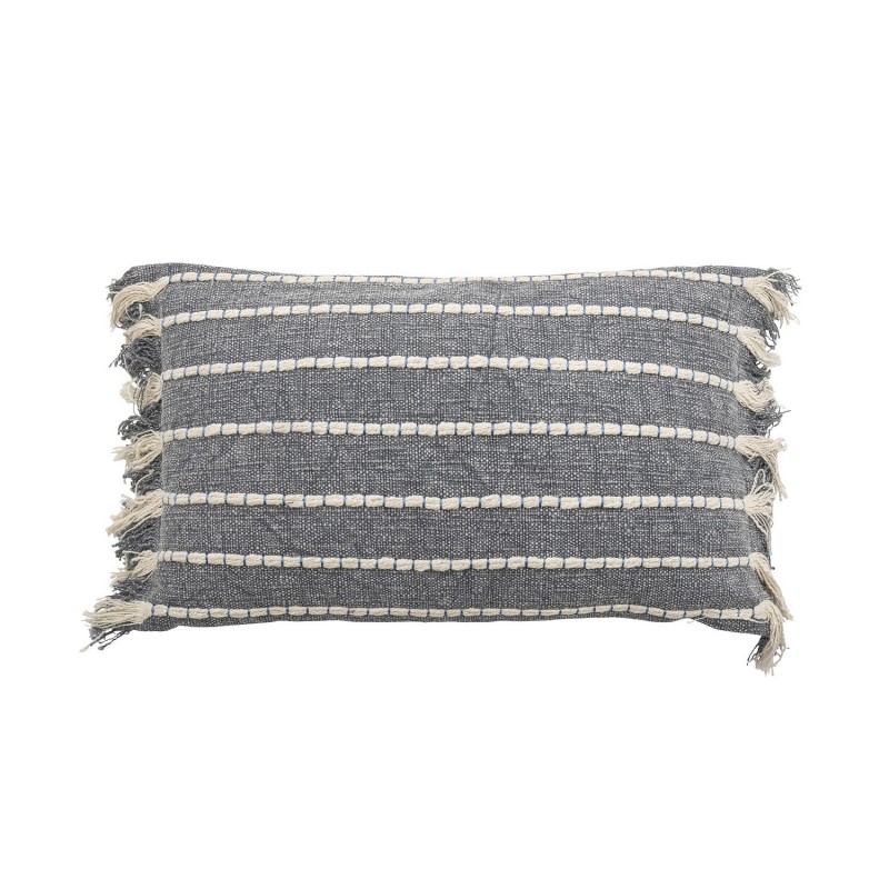 Coussin salon coton franges  ATTIKI, BLOOMINGVILLE