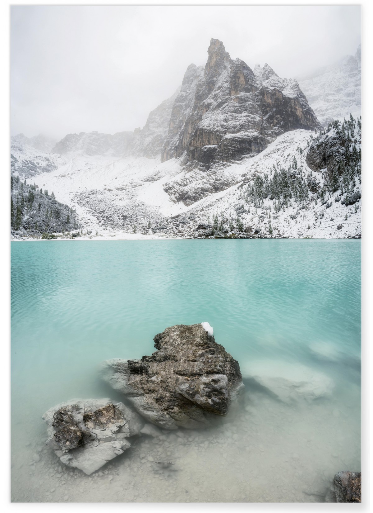 Poster Nature Winter Lake, L'AFFICHERIE
