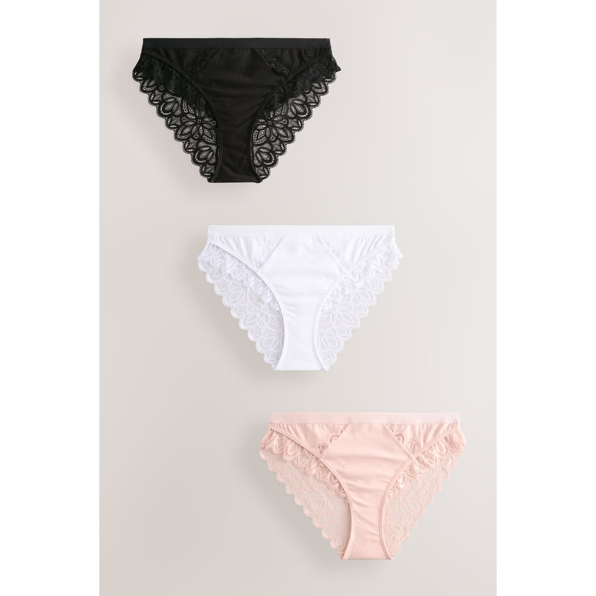 Culotte échancrée, lot de 3, NEXT