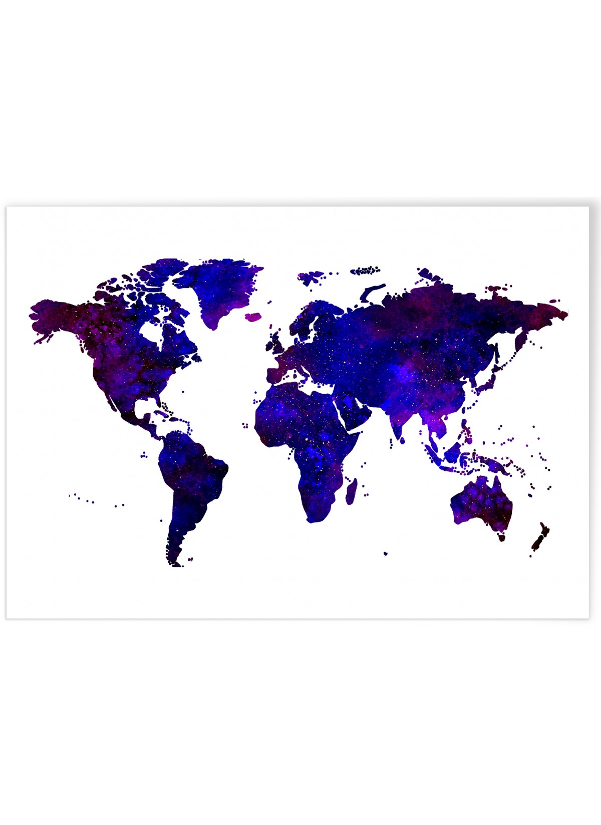 Poster Carte du monde 5, L'AFFICHERIE