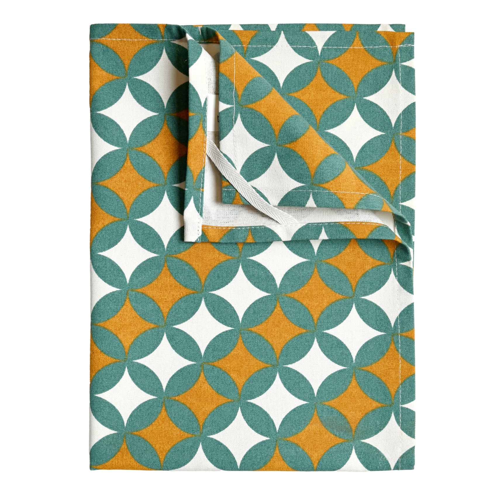 Torchons de cuisine motifs graphiques en coton - QABANE, HOME MAISON