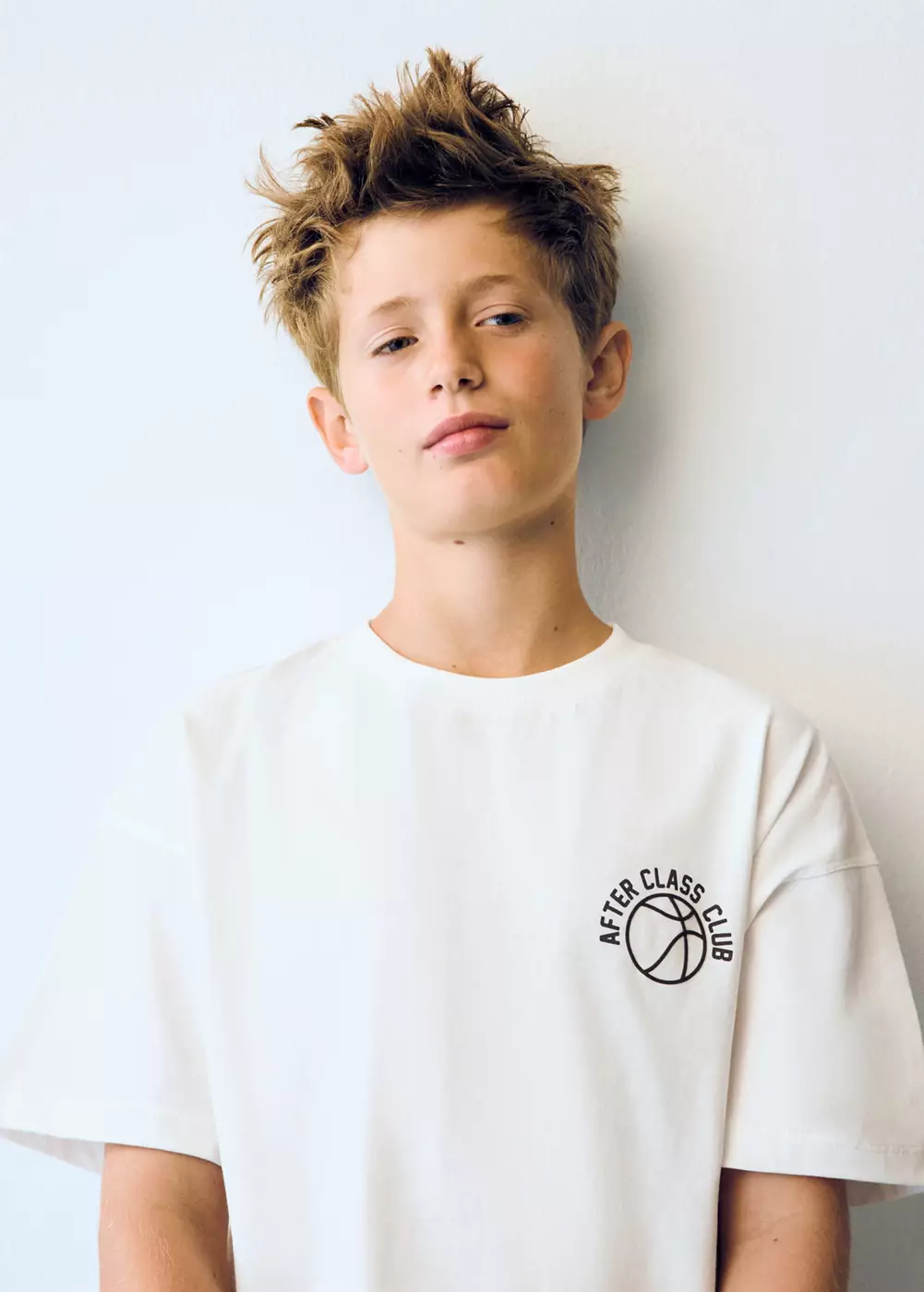 T-shirt détail imprimé, MANGO KIDS