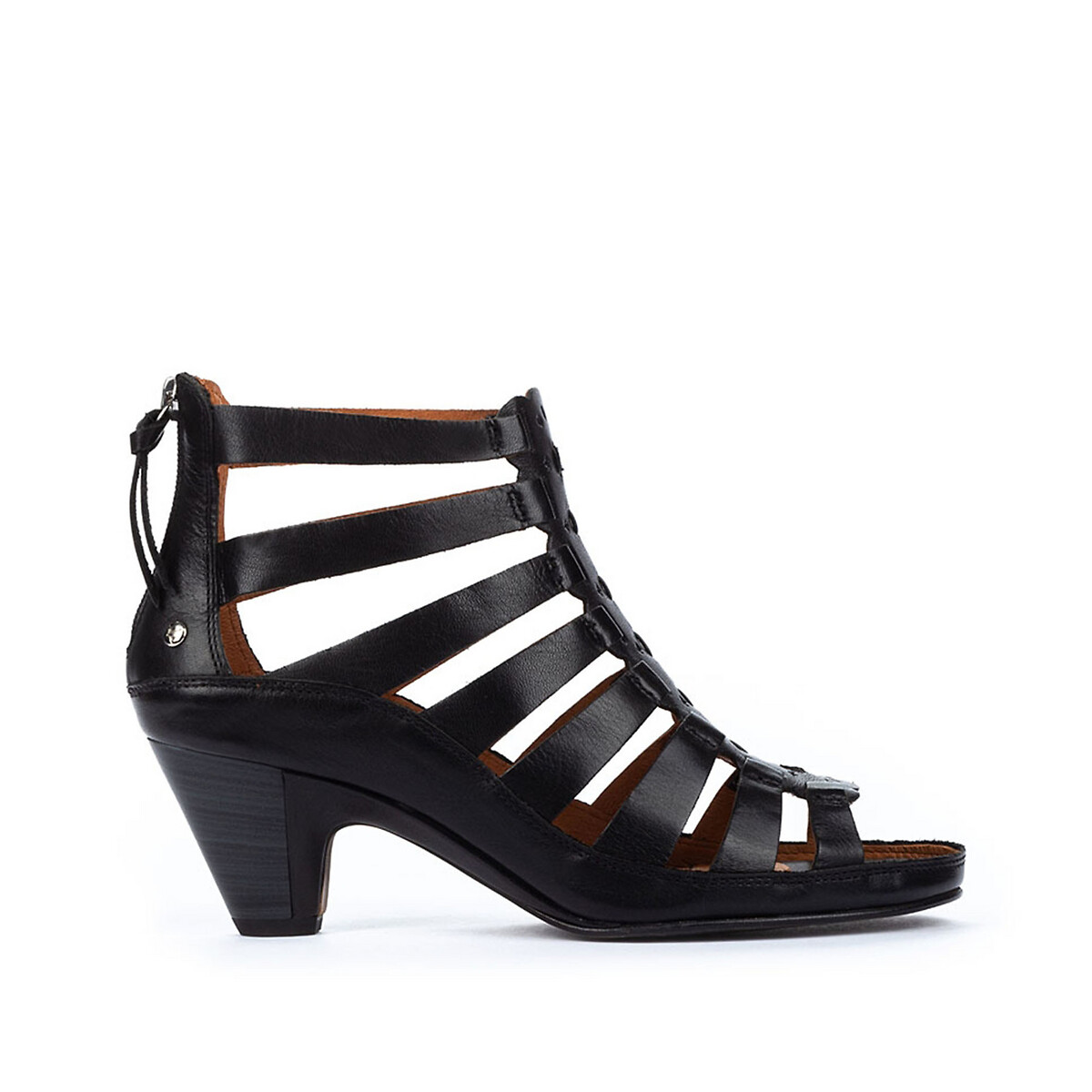 Schwarze sandalen mit absatz | La Redoute