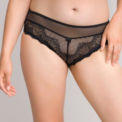 Mesh Tulle and Lace Knickers LA REDOUTE COLLECTIONS PLUS
