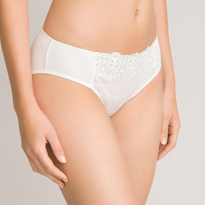 Embroidered Cotton Knickers LA REDOUTE COLLECTIONS