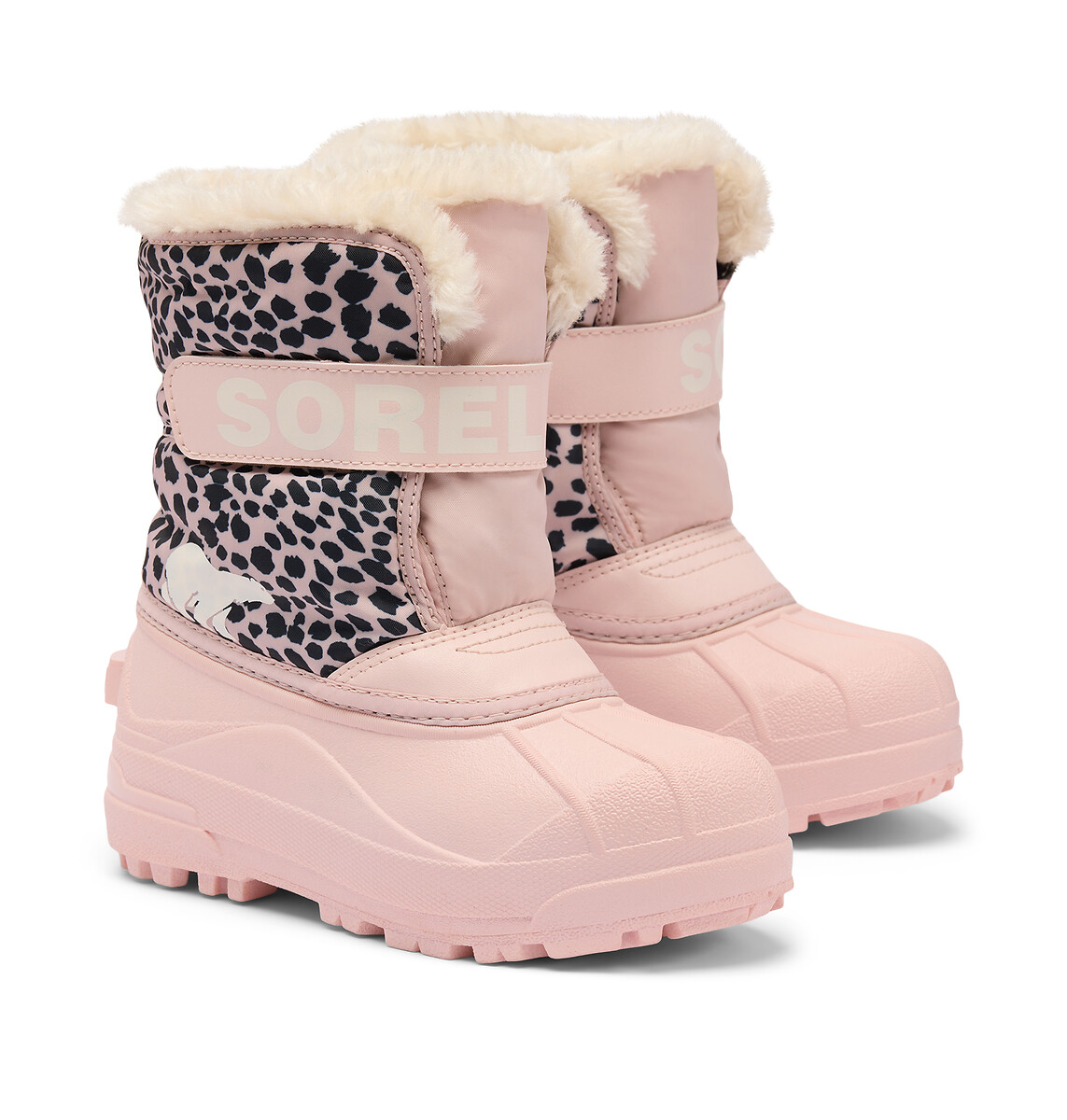 Kids Snow Commender Waterproof Faux Fur-Lined Après-Ski Boots, SOREL