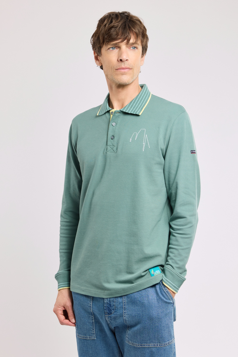 Polo brodé Homme - coton, ARMOR-LUX
