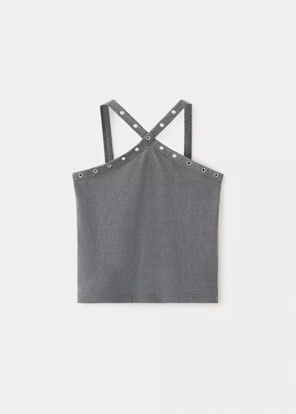 Top halter croisé en broderie anglaise, MANGO KIDS
