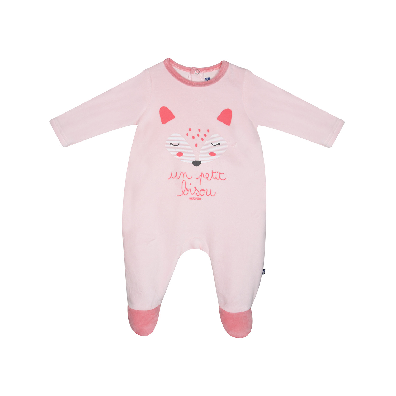 Dors bien irena velours rase pont dos bebe, SUCRE D'ORGE