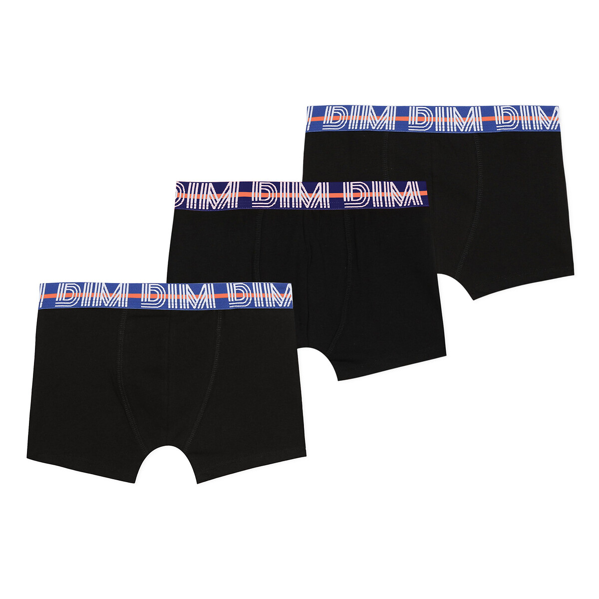 Lot de 3 boxers coton stretch, DIM