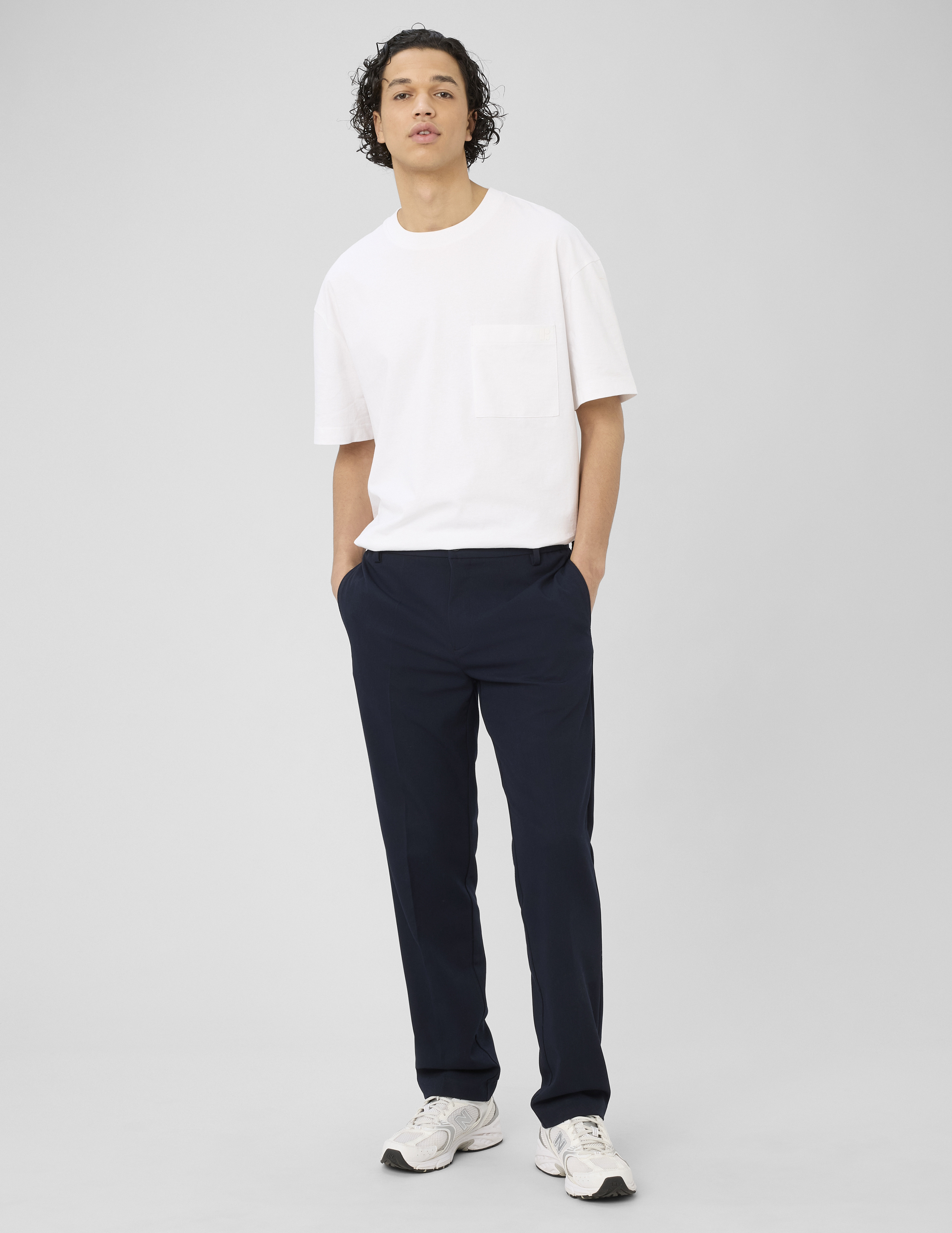 Pantalon de ville fluide relaxed, BZB