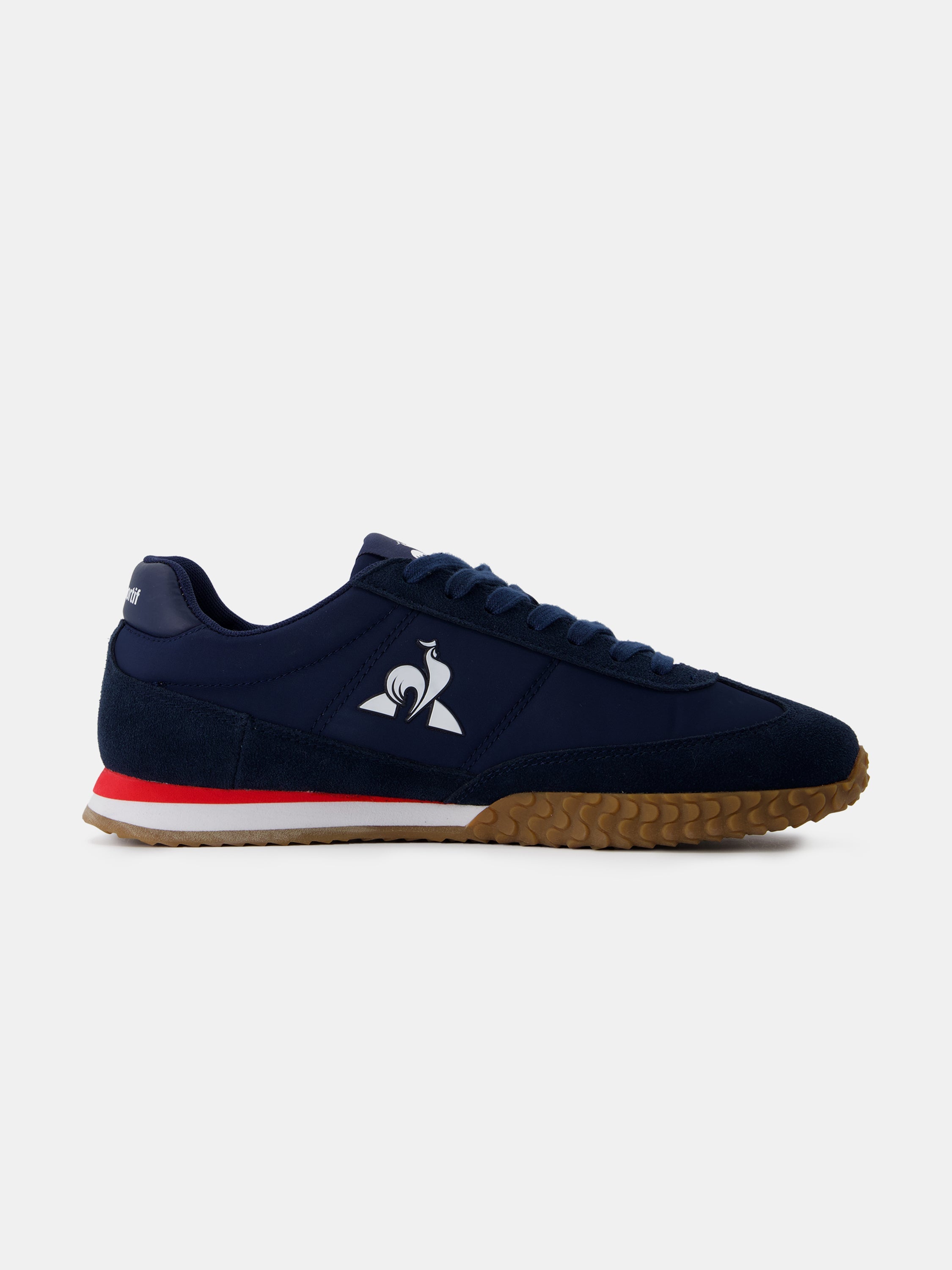 Sneakers retro-running en textile et suede Veloce, LE COQ SPORTIF