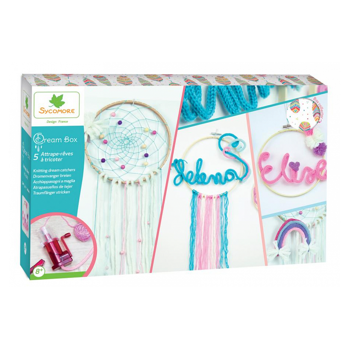 Dream Box XL attrape-reves tricotin, AU SYCOMORE