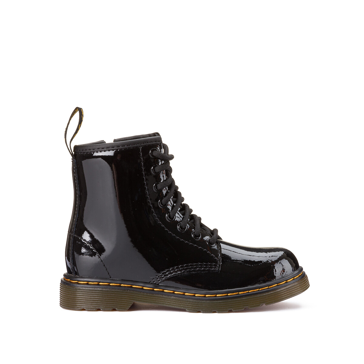 Kids 1460 junior patent leather ankle boots, black, Dr. Martens | La ...