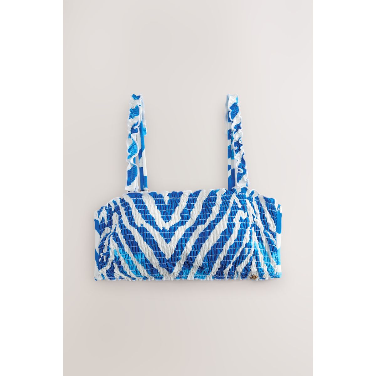 Haut de bikini bandeau froncé, NEXT