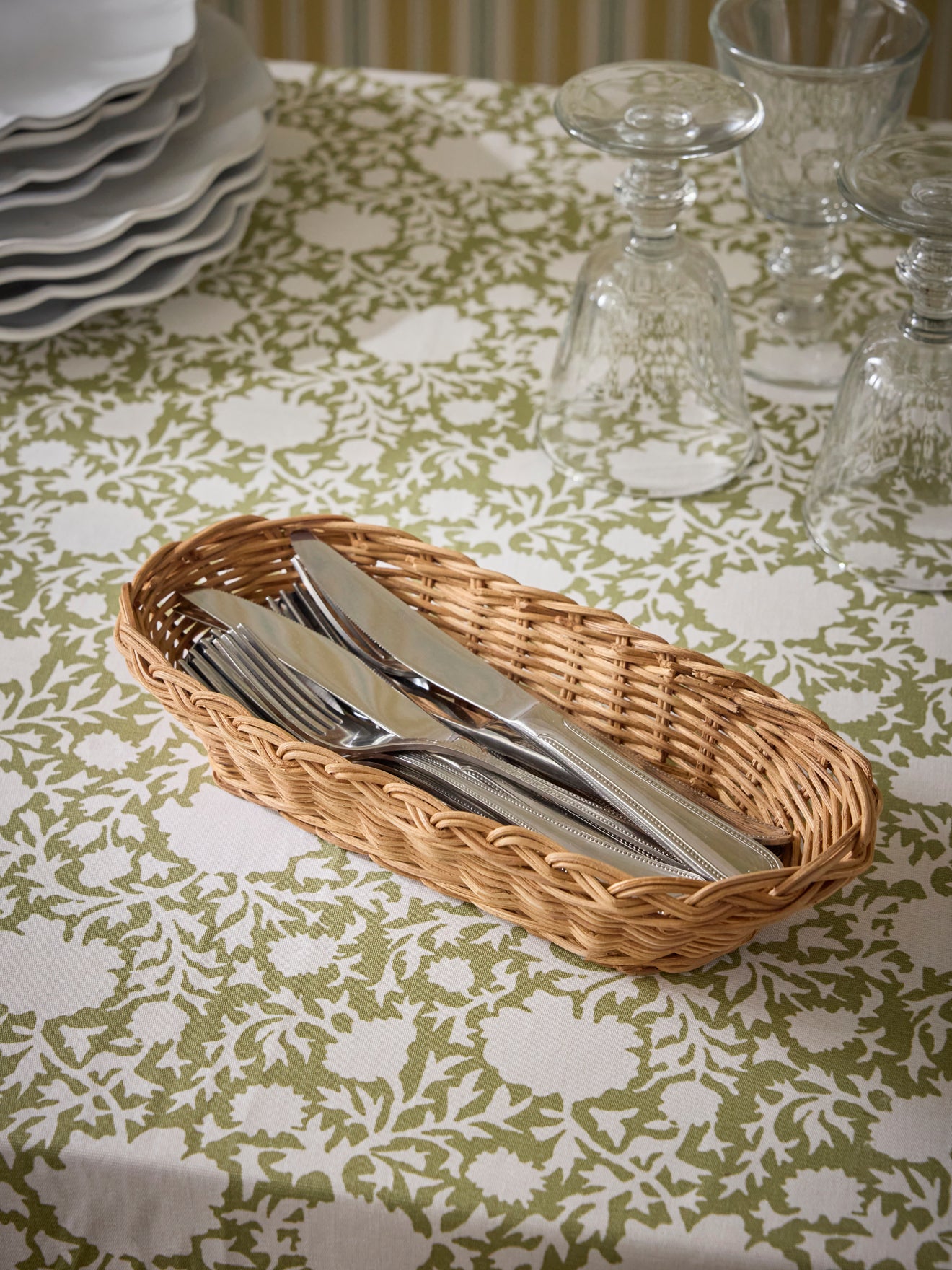 Panier de table en rotin - Taille S, CYRILLUS