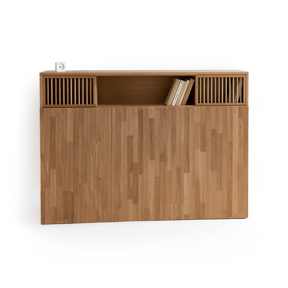Product photograph of Pilpao Oak Headboard With Storage from La Redoute UK