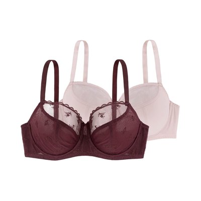 Pack of 2 Elvera Recycled Bras with Underwiring DORINA
