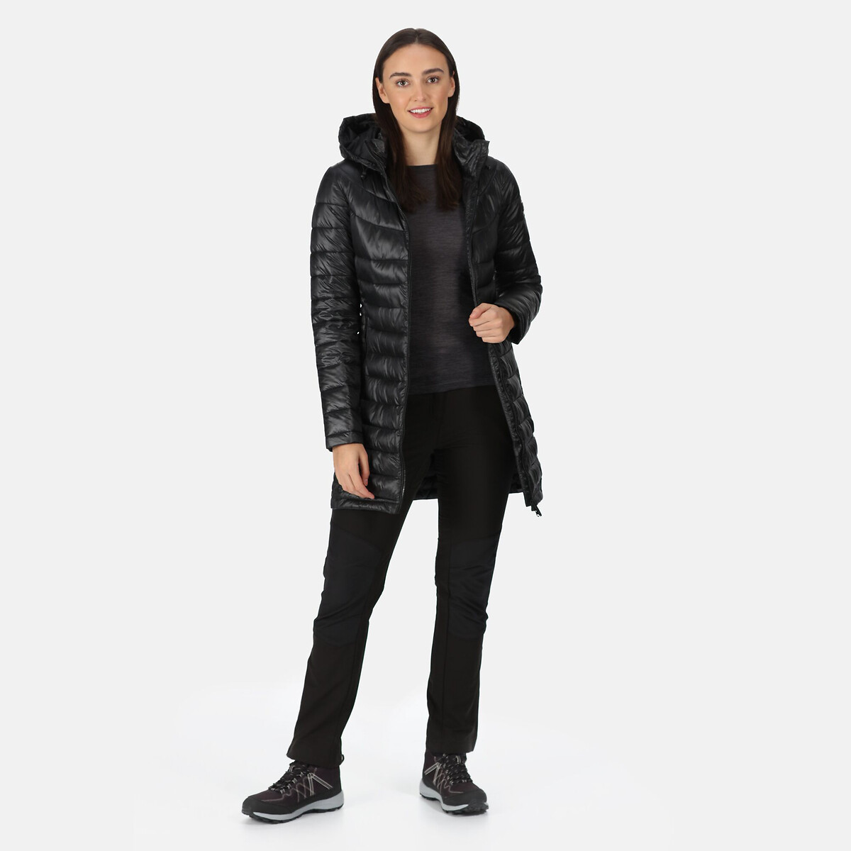 Andel iii quilted coat, black, Regatta | La Redoute