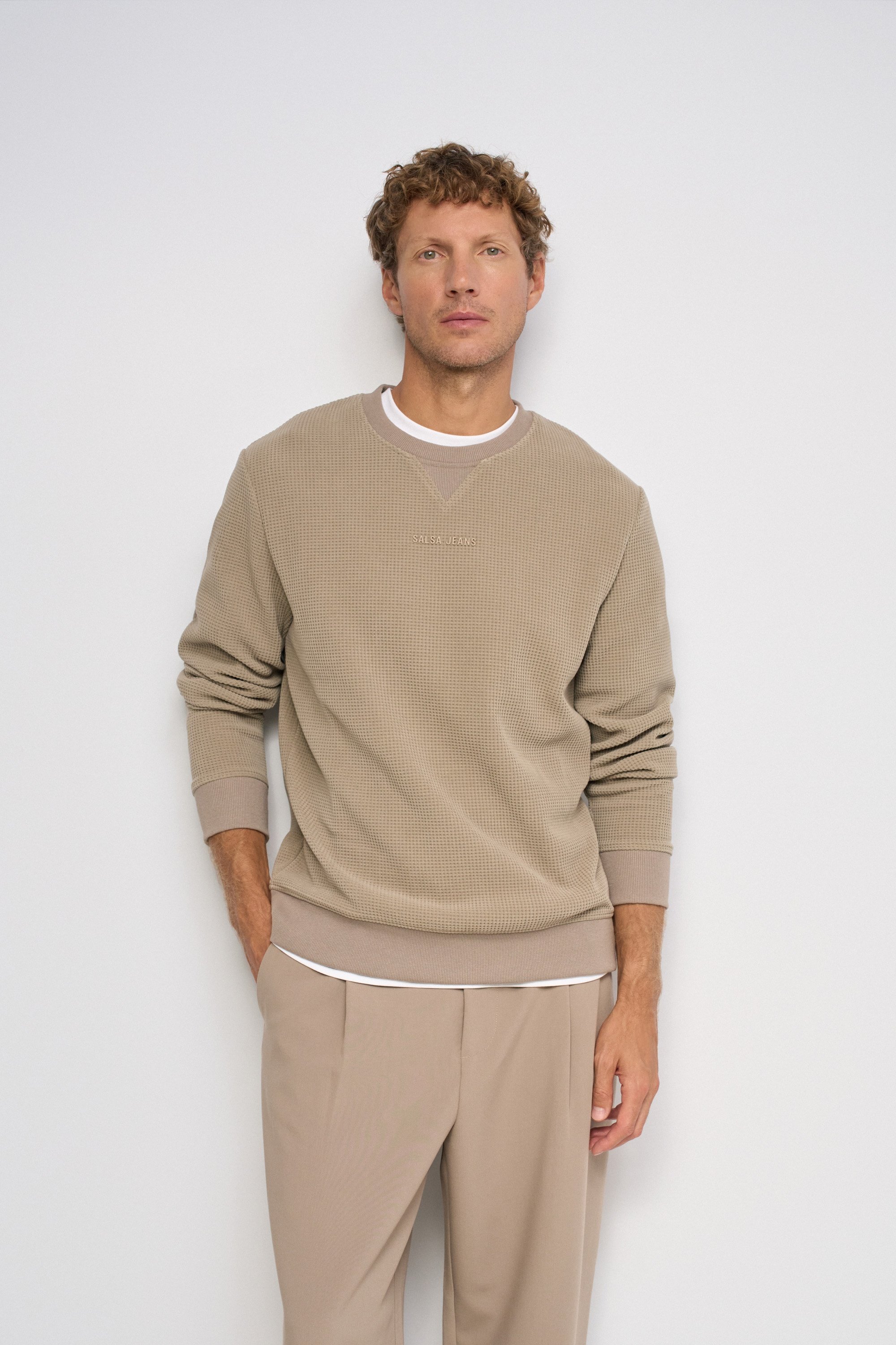 PULL TEXTURÉE, SALSA JEANS