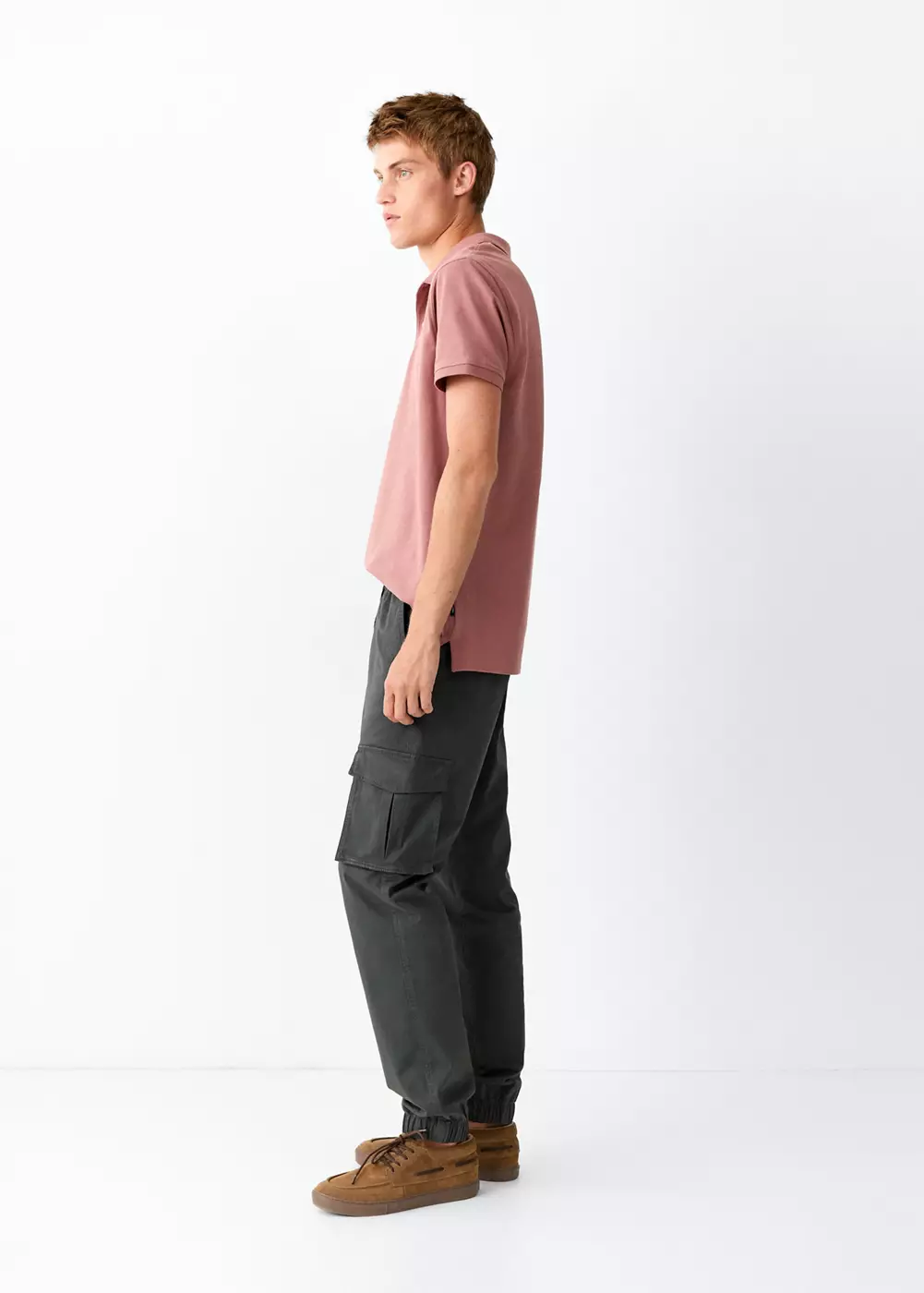 Pantalon jogger cargo, MANGO TEEN