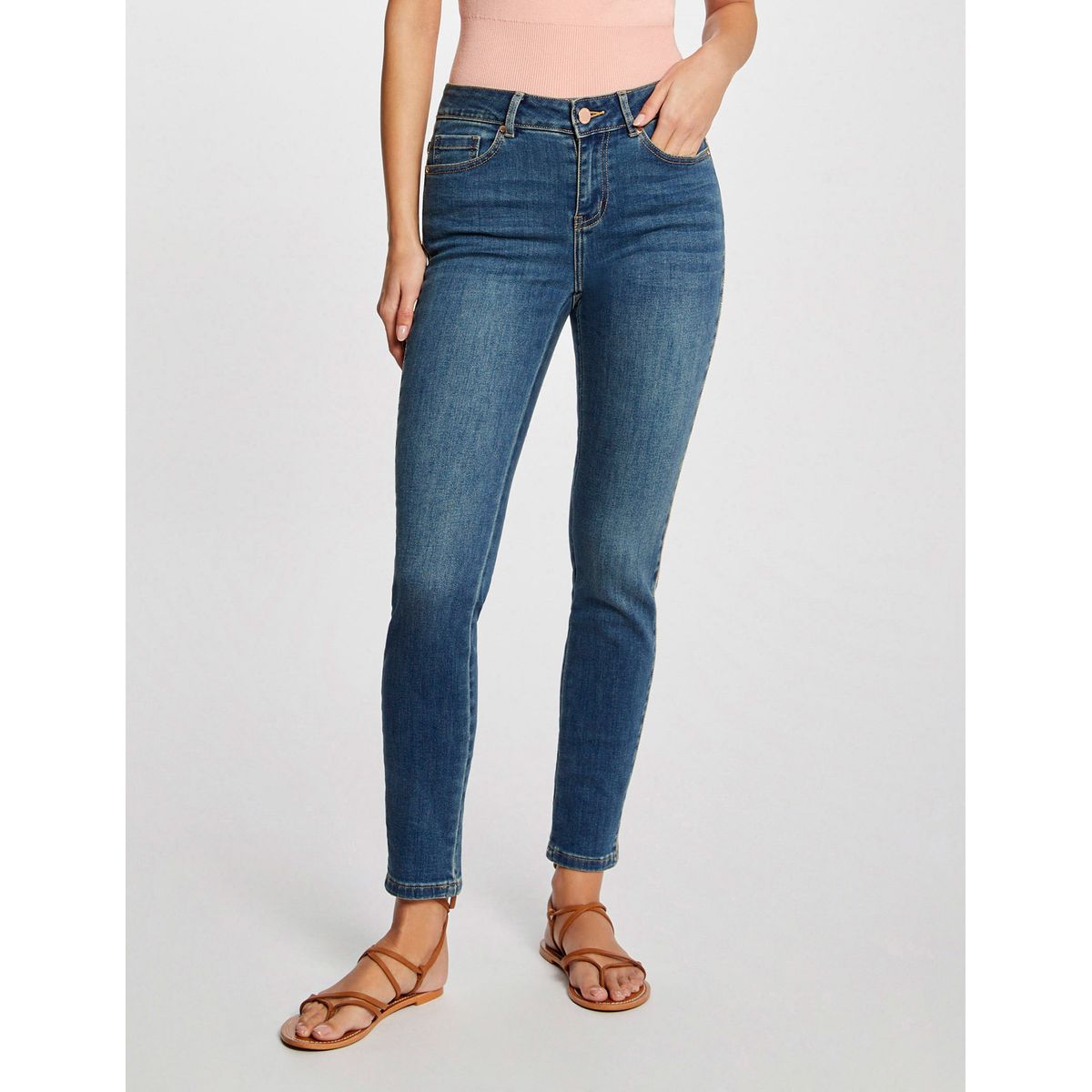 Jeans hotsell avec bande