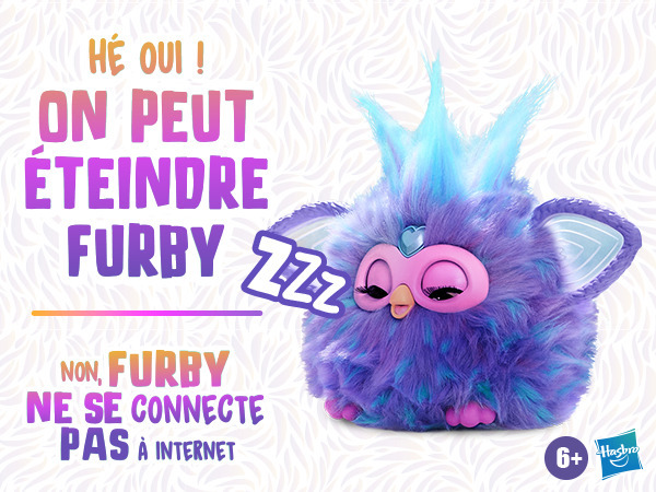 Furby violet peluche interactive, HASBRO