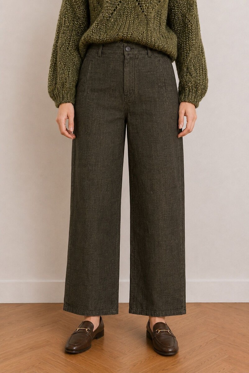 Pantalon large, SEE U SOON