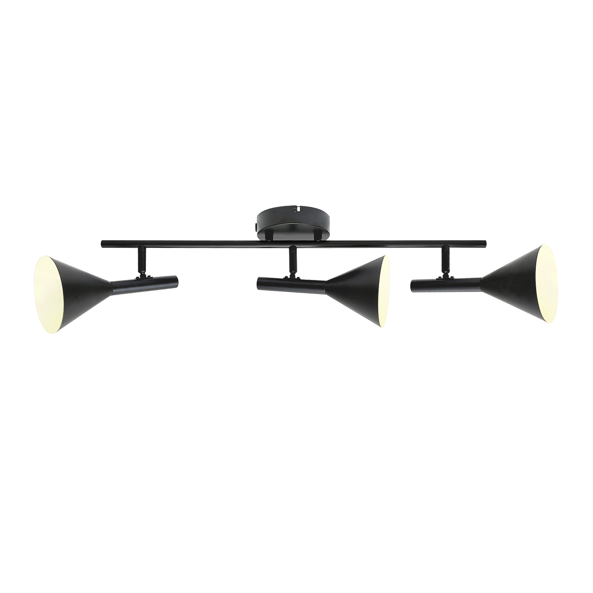 Plafonnier 3-spot têtes de lampe réglables en métal, KELVIS, NORDLUX
