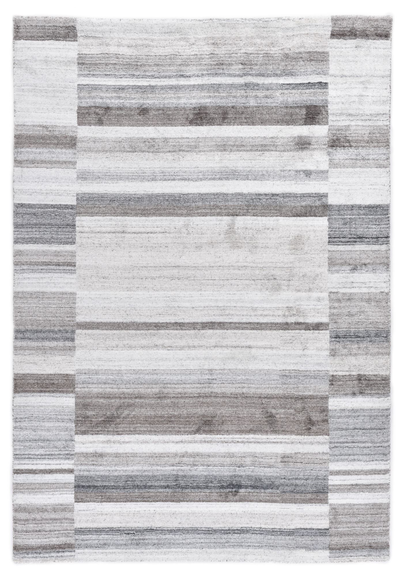 Tapis salon Montana Luxury fait main, viscose, THEKO