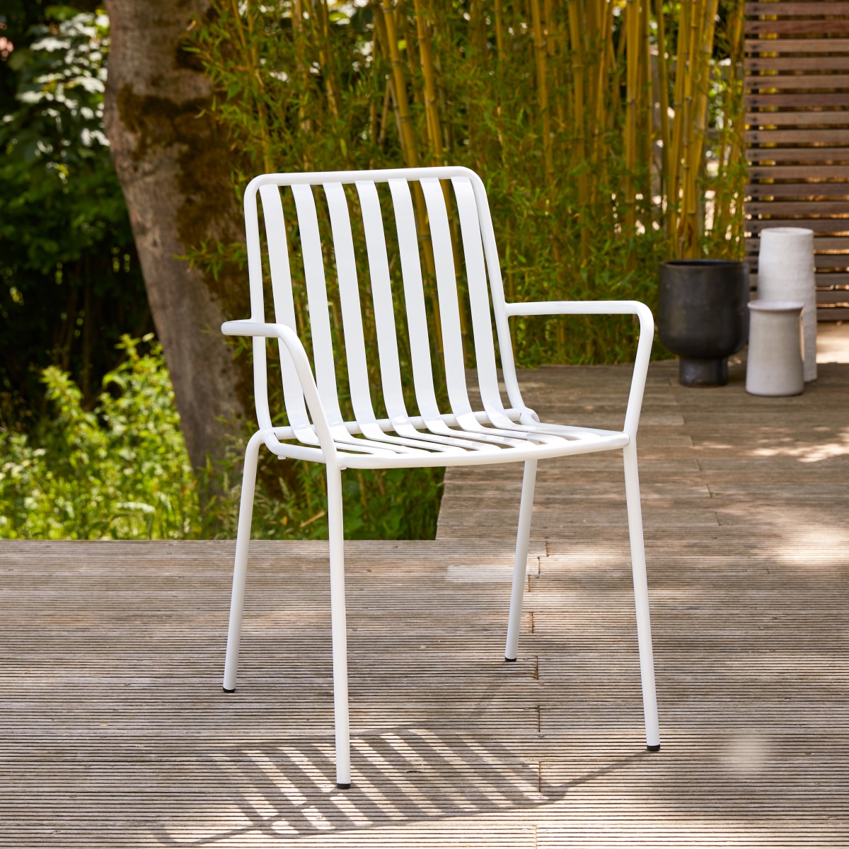 Fauteuil de jardin en Métal, GABY, TIKAMOON