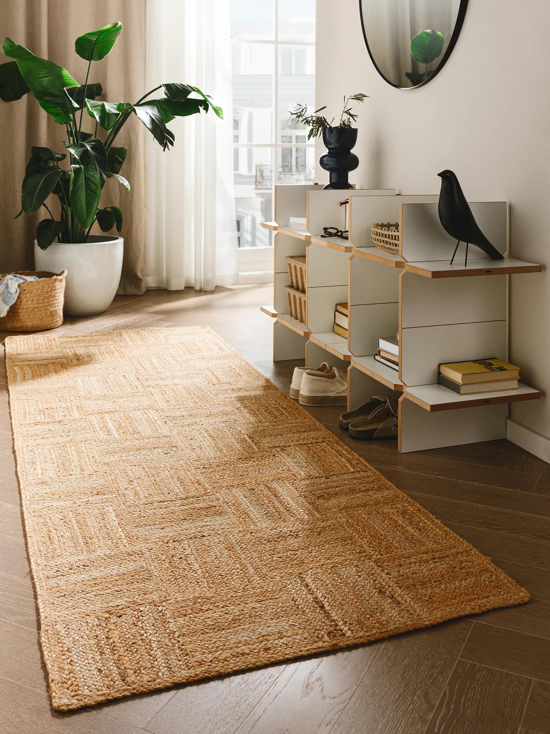 Tapis de jute tissé main JUTTA, BENUTA 