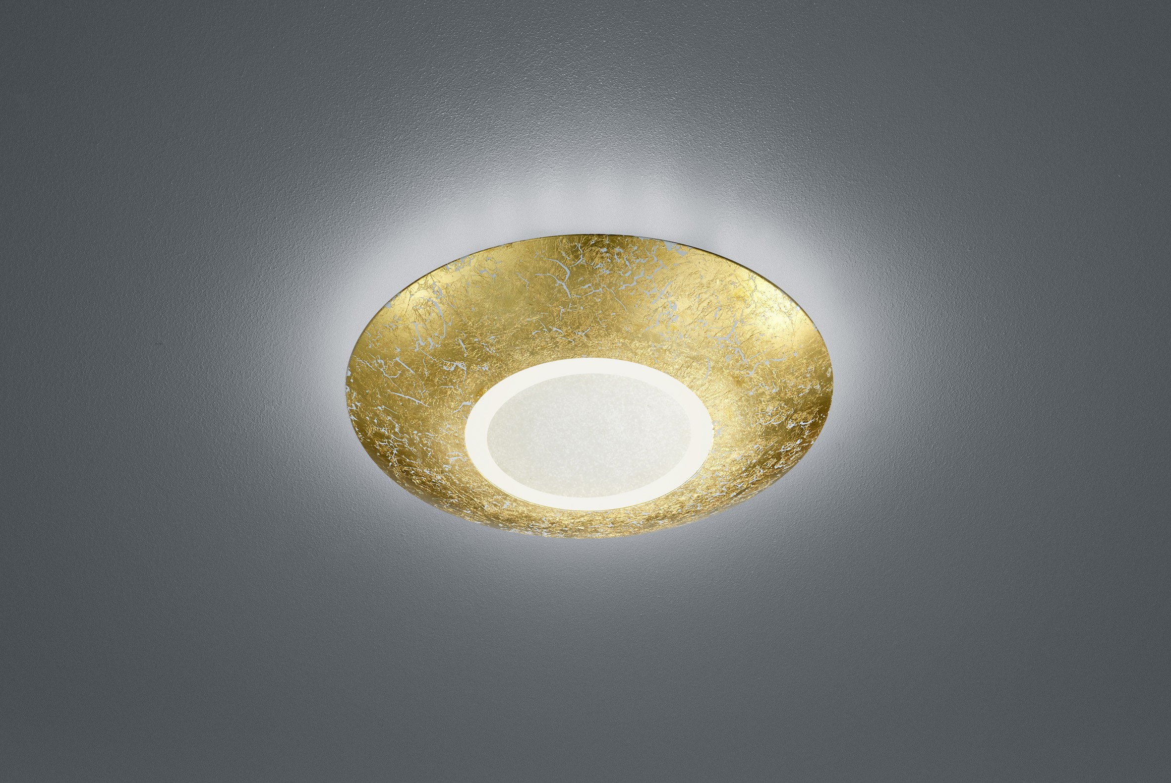 Plafonnier design en métal vintage, D.32 , ROND, TRIO