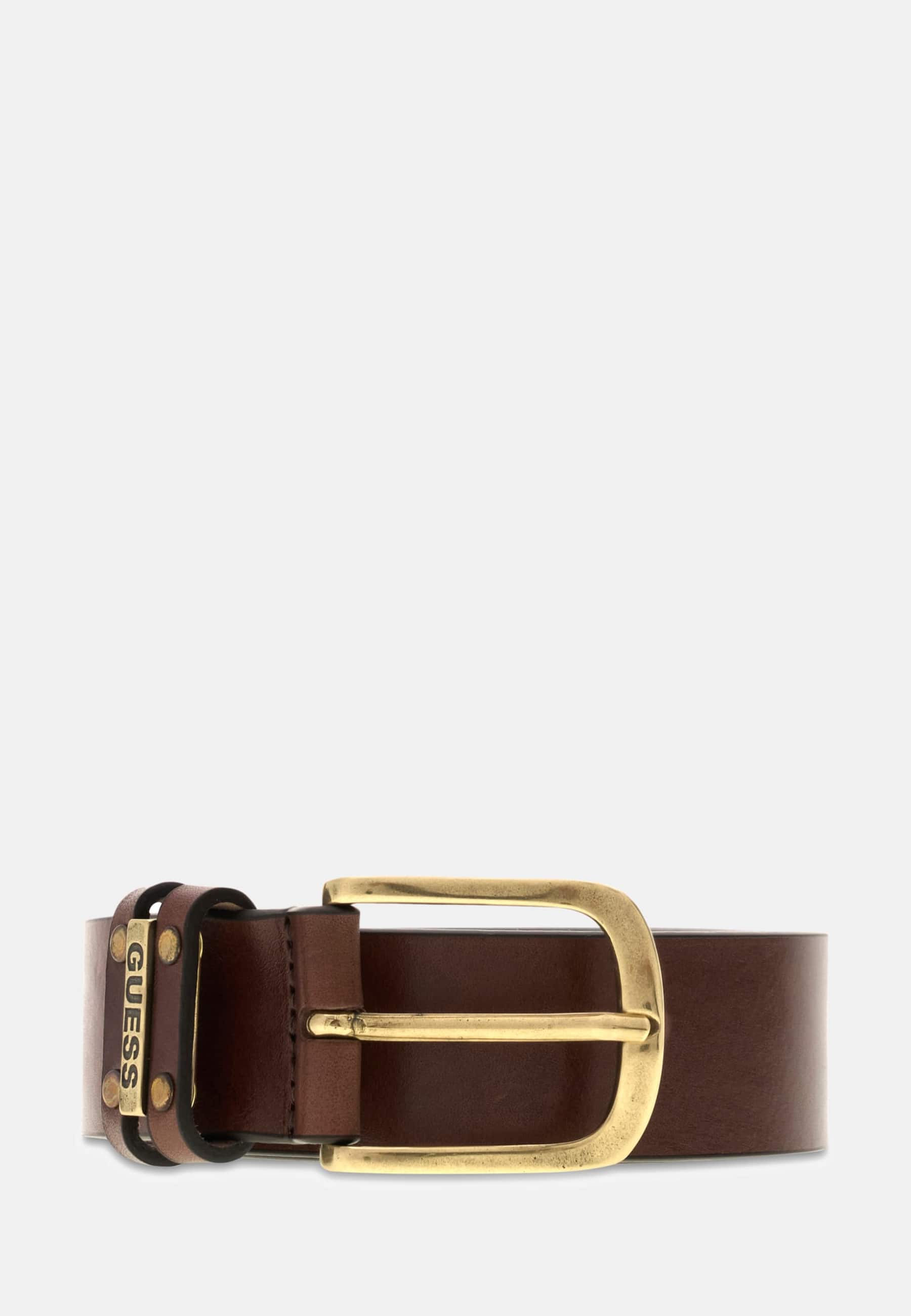 Ceinture En Cuir Véritable, GUESS