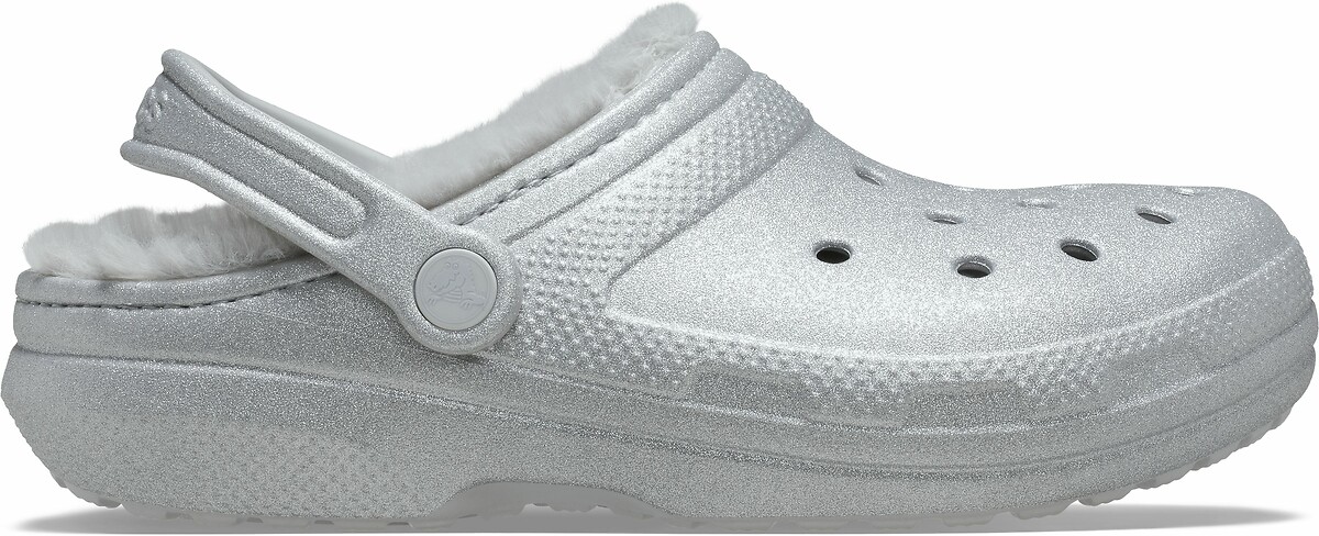 Crocs Zuecos Classic Fuzz Glitter