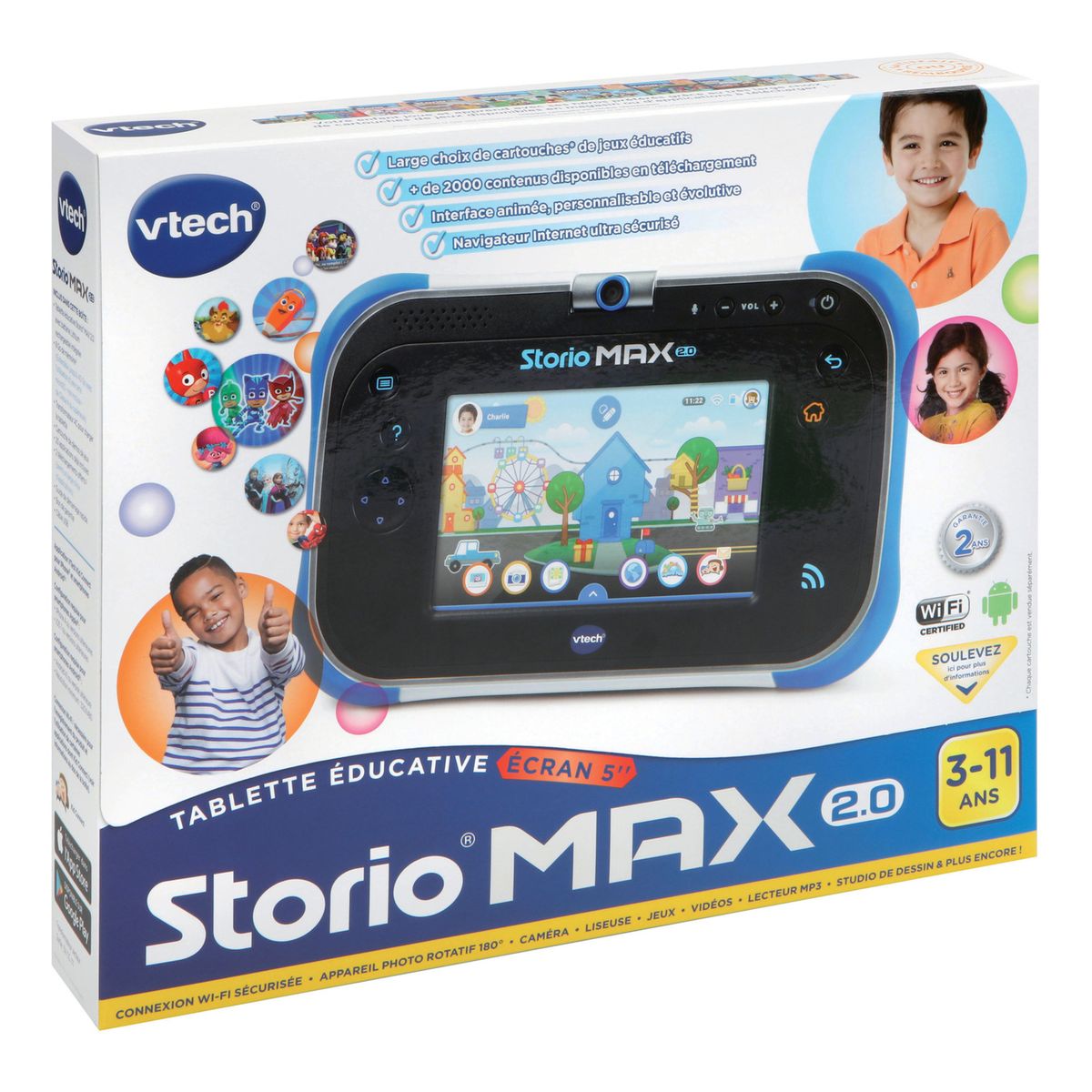 VTech - Tablette pour enfant - Storio Max XL 2.0 rose