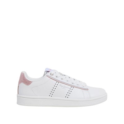 Kids Player Night Low Top Leather Trainers PEPE JEANS