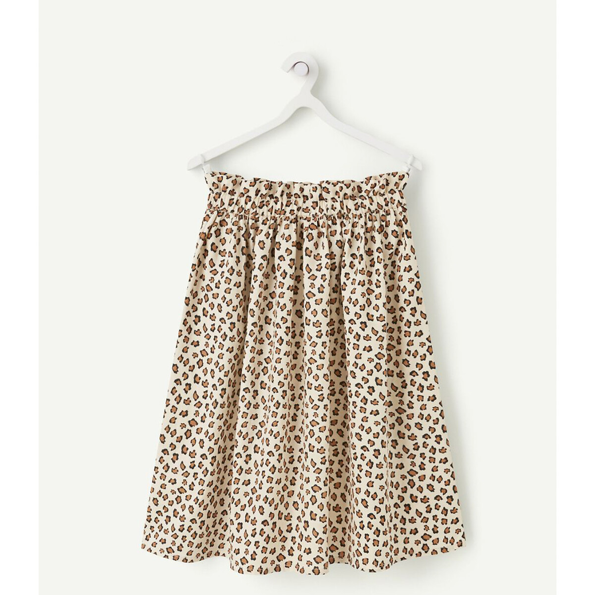 Gonna leopardata lunga top