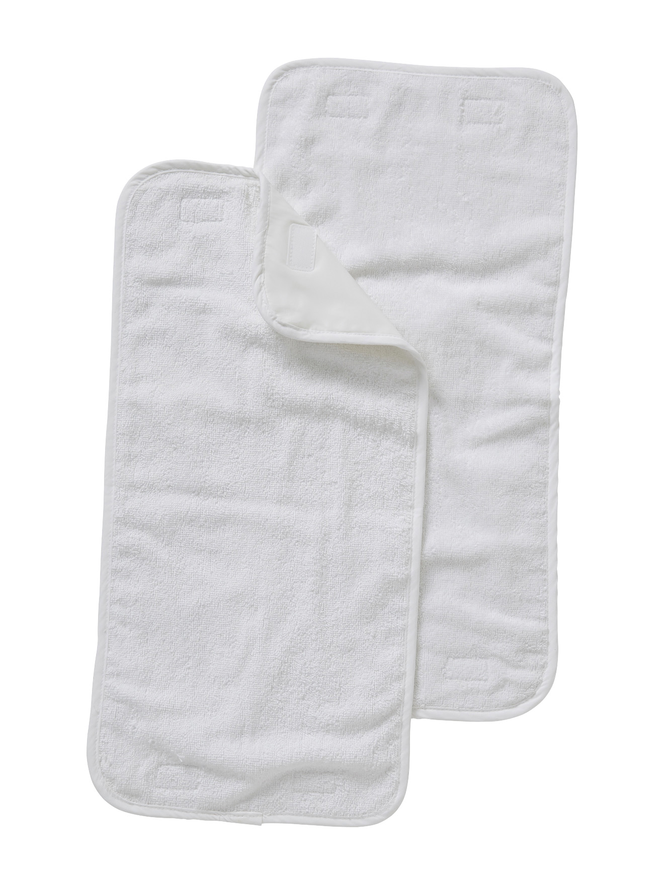 Lot de 2 serviettes de rechange pour tapis à langer nomade, VERTBAUDET