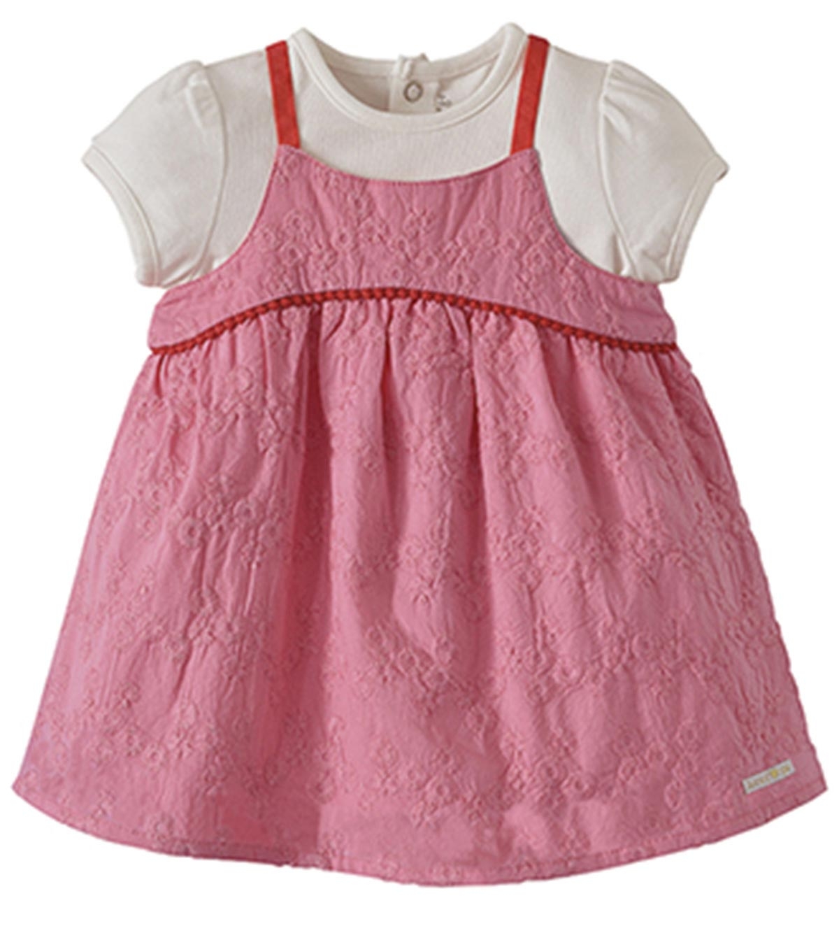 Robe bebe fille rose + tee shirt, SUCRE D'ORGE