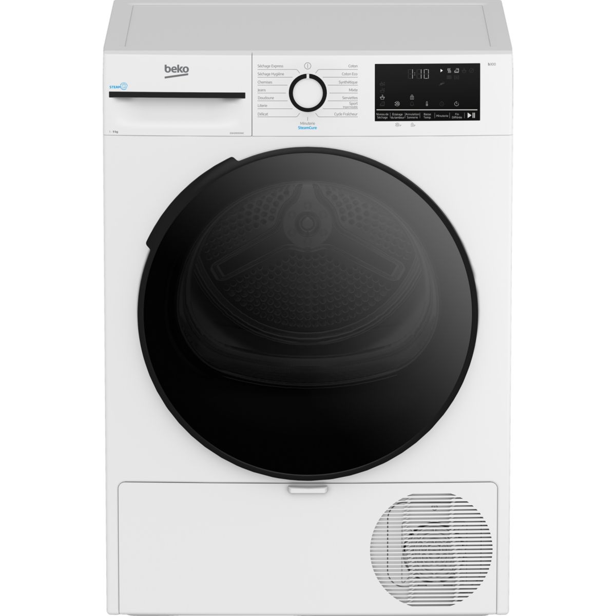 Sèche linge pompe à chaleur D3H29D93WC, BEKO