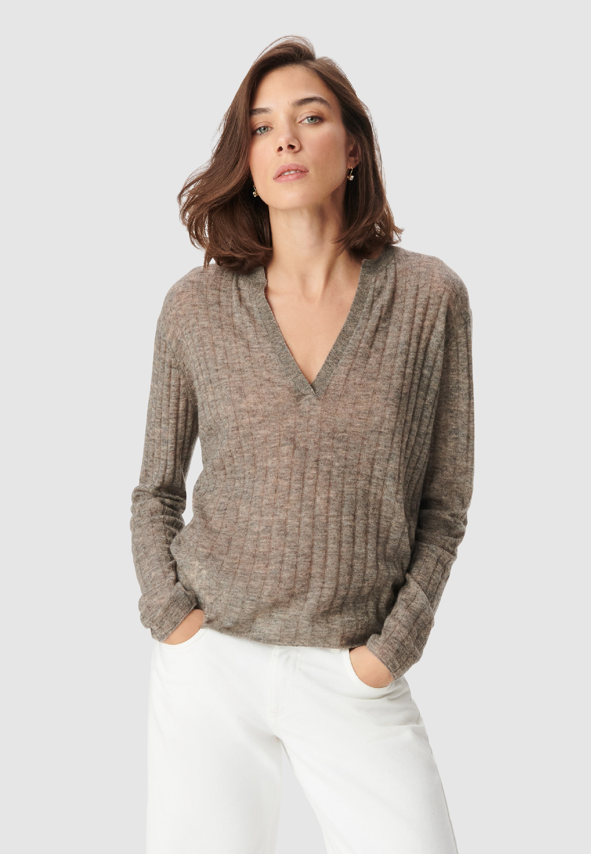 Pull tricot côtes plates, IKKS