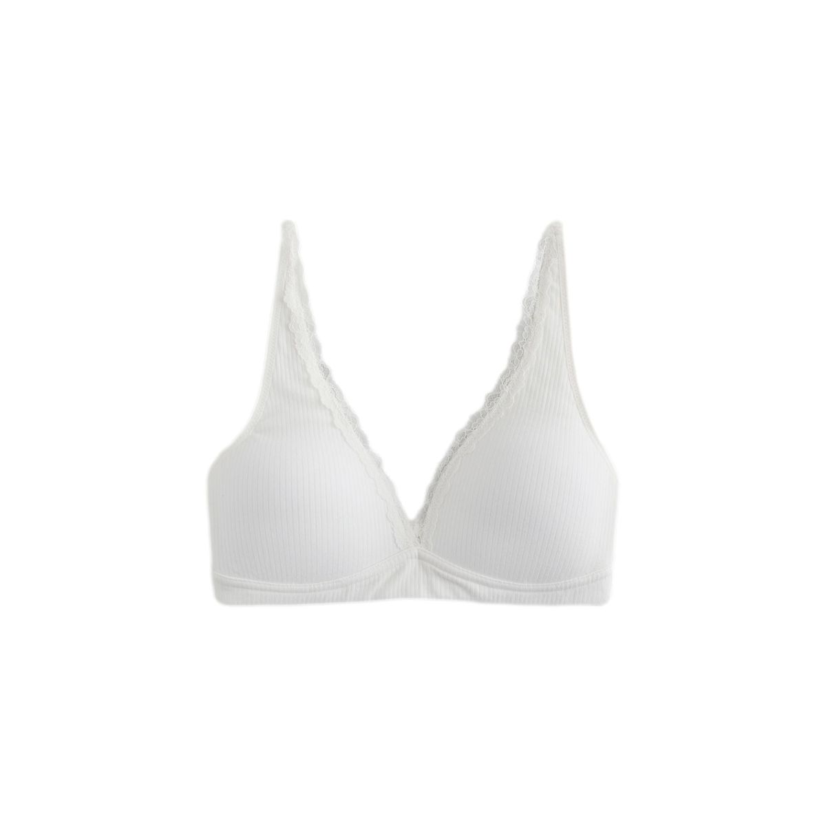 Brassière sans coutures en coton côtelé, NEXT