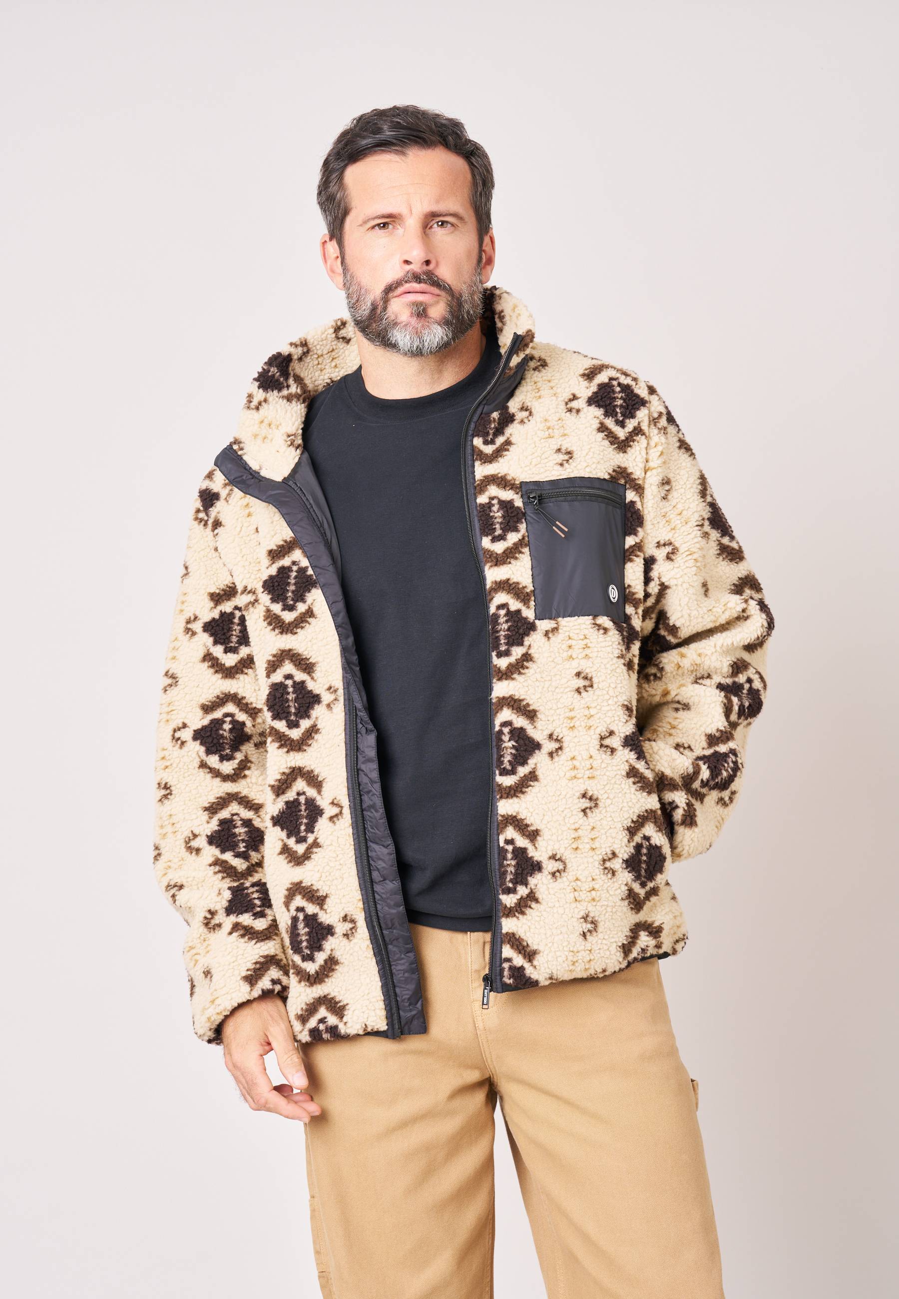 Veste regular homme effet sherpa NORTHFOLK, DEELUXE
