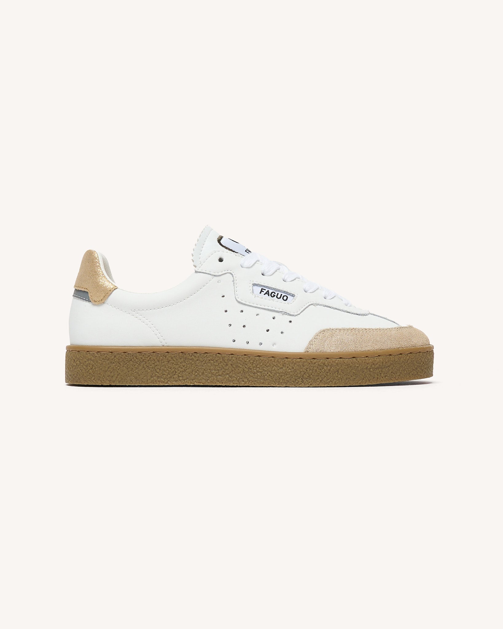 Baskets basses en cuir, FAGUO