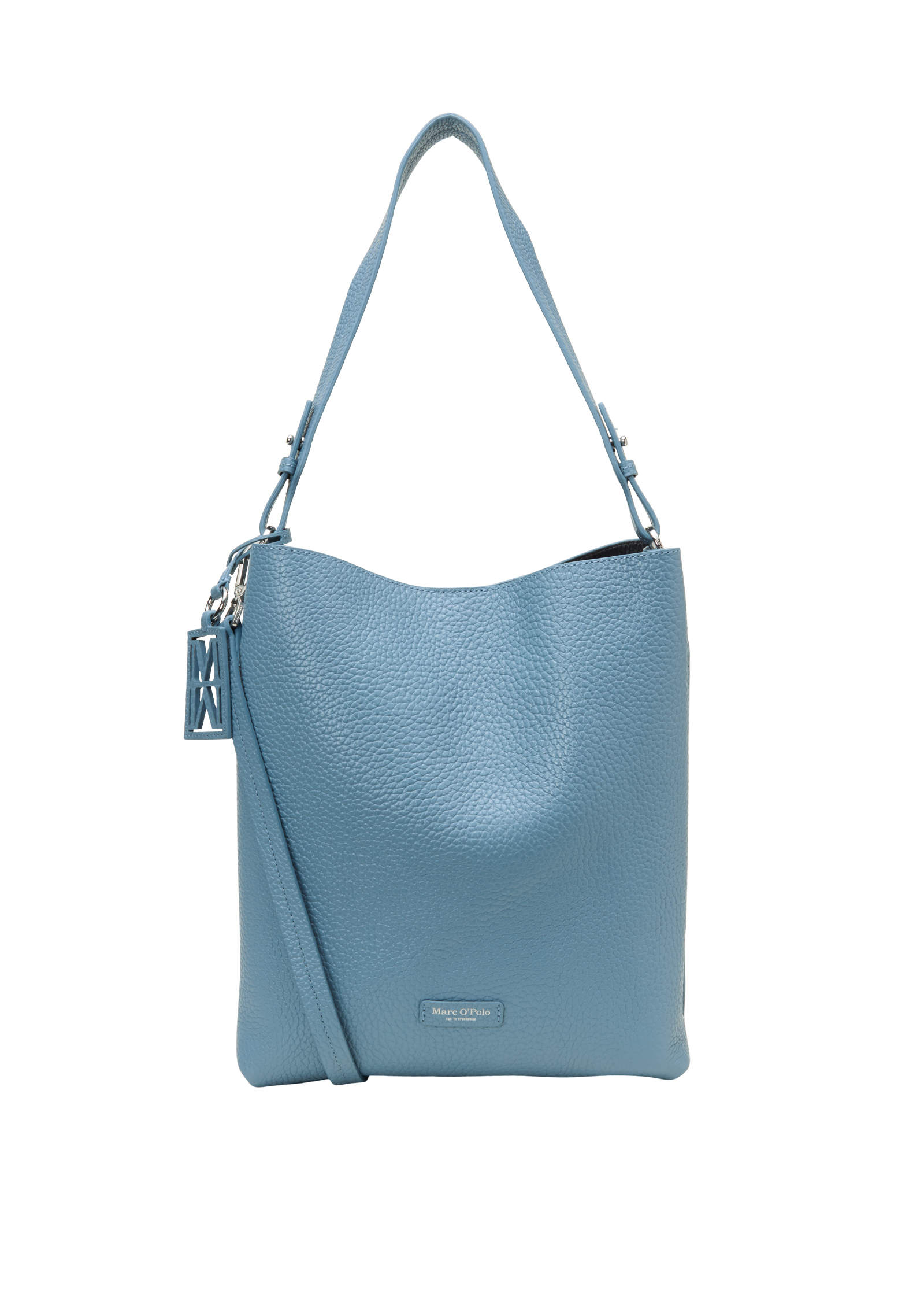 Sac Hobo modèle Brinja, taille moyenne en cuir de vachette grainé, MARC O'POLO