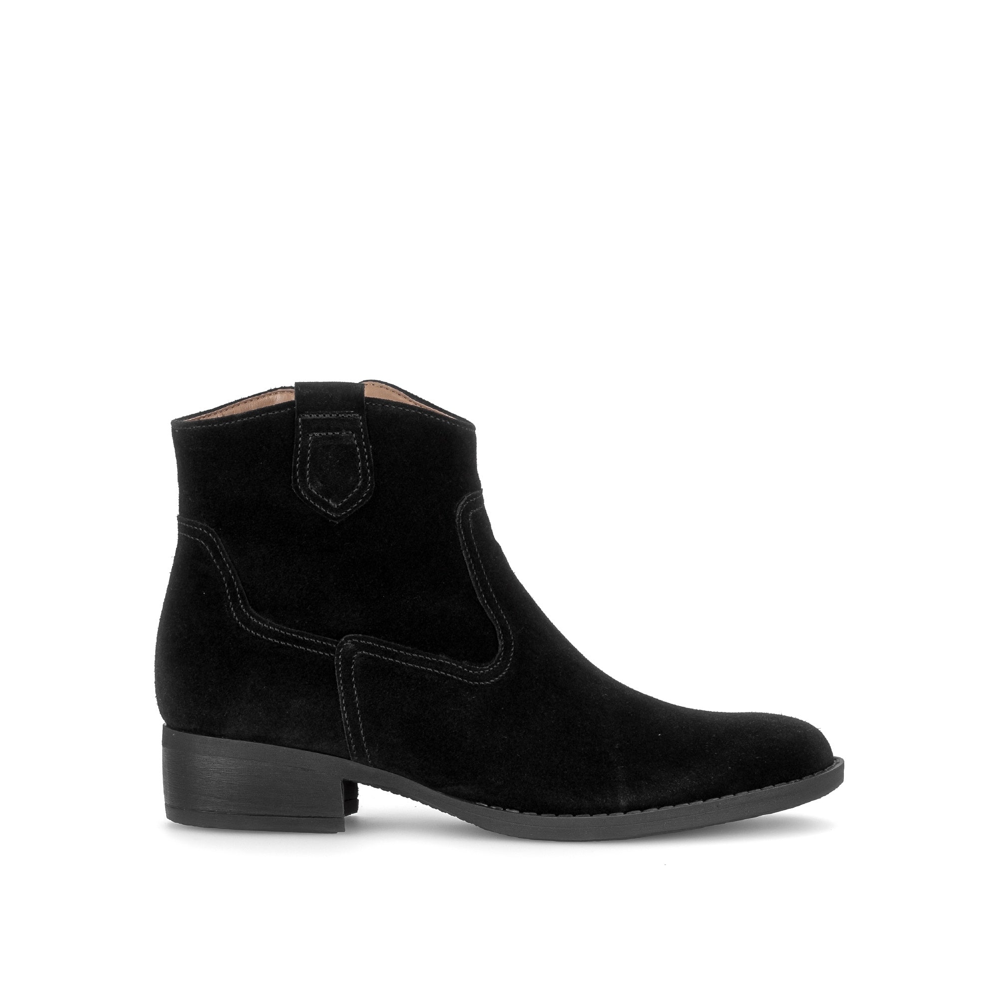 Bottines en cuir à talon décroché, GABOR