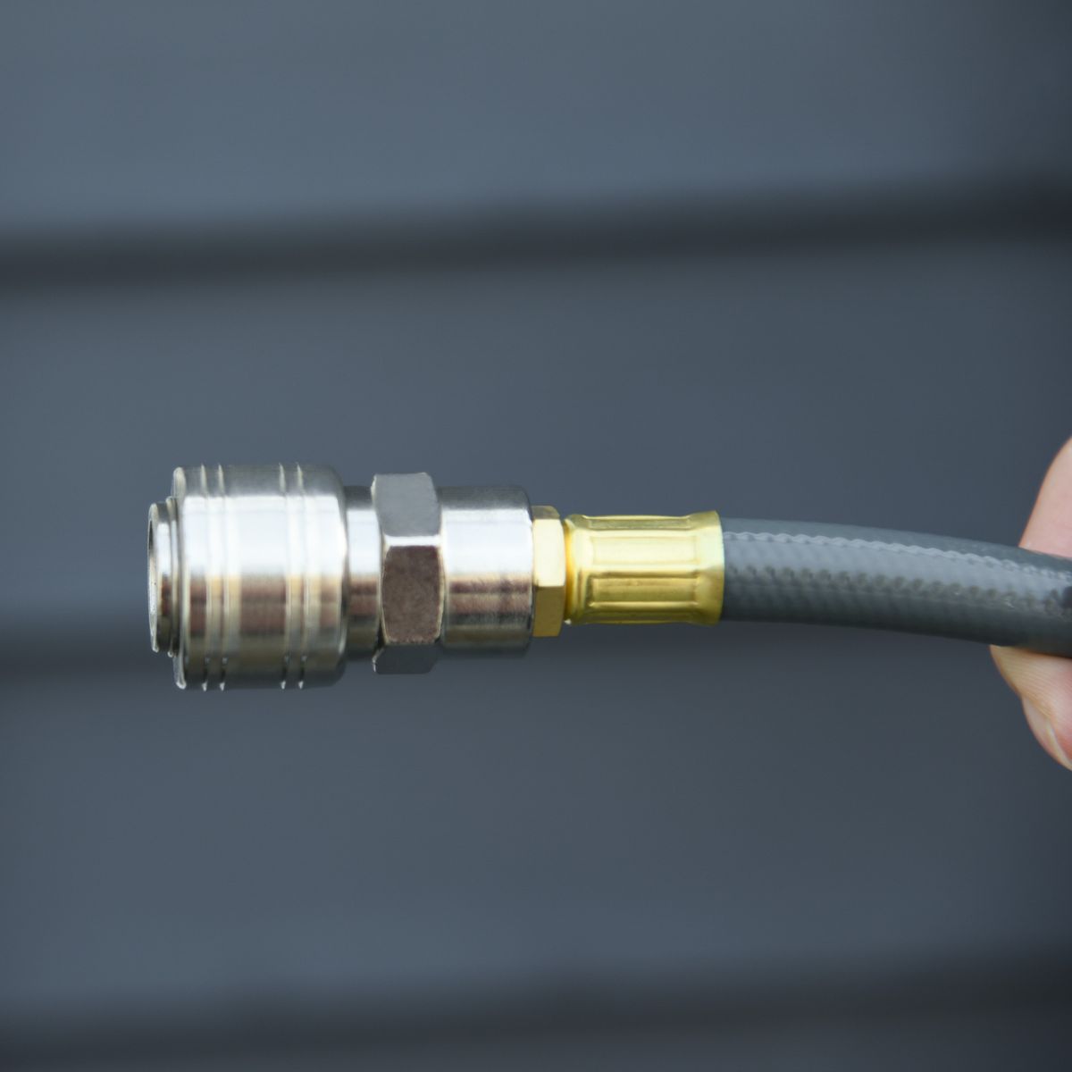 Enrouleur de tuyau à air comprimé automatique - tuyau : 10 m + 0,9 m - gris  Homcom